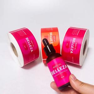 Wholesale Custom Printing Vinyl Bottle Stickers Cosmetic Bottle Packaging Product Labels from china suppliers
