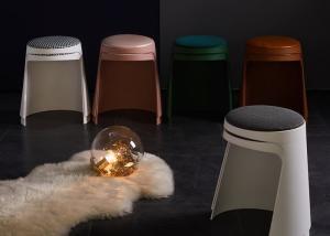 Wholesale Nordic PU Leather Dining Chairs Scratch Resistant Round Makeup Chair from china suppliers