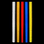 Micro Prismatic HIP Reflective Vinyl Film Self Adhesive Weatherproof 10 Years