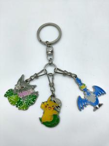 Wholesale Diecasting Zinc Alloy Keychain Pendant Pokemon Cover With Clear Resin Oil from china suppliers