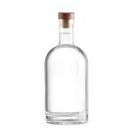 Collar Material Aluminum Plastic PP 50ml Green Brandy Whiskey 5cl Glass Bottle