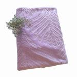 Cationic Striped Sheared Flannel Fleece Fabric Double Side For Sleepwear Pajamas
