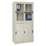 Sliding Door Steel Filing 1850*850*400 Light Grey RAL7035 Knock Down Steel