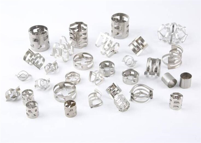 Hollow Cylindrical Shape Metal Raschig Ring For Drying Towers 16mm