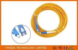 Wholesale LC / SC CATV Fiber Optic Patch Cord Cable SM SX 15 Meter / Fiber Optic Assemblies from china suppliers
