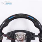 NAPA Leather Porsche Carbon Fiber Steering Wheel Custom Stripe Color