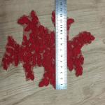 Jacquard Cord Eyelash Lace Applique for Wedding Bridal Dress