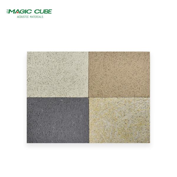 Manufacture Direct Noise Reduction fiber cement acoustic wall wood-wool panels