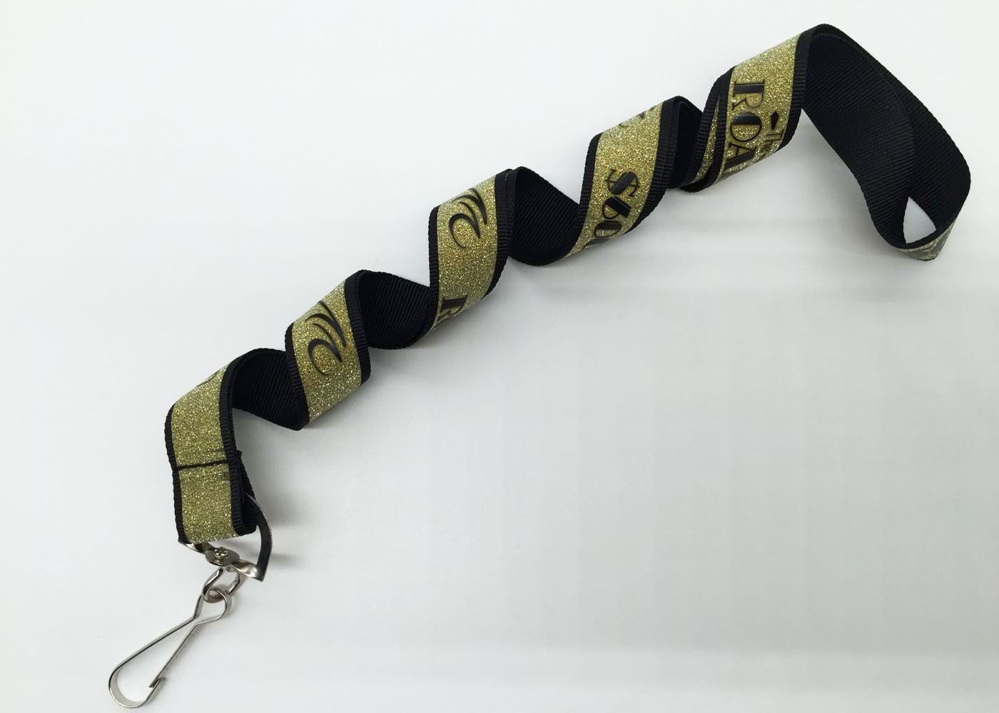 Yellow Beautiful breakaway badge lanyards For Hanging Employee ' S Card