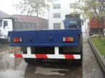 Heavy Duty Flat Bed Semi Trailer 3mm Diamond Platform t700 Steel Corrugated