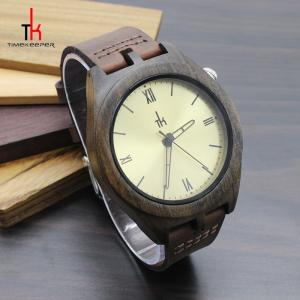 Wholesale China Made Watch japan movement your logo custom wood watches Black sandal watch wood from china suppliers