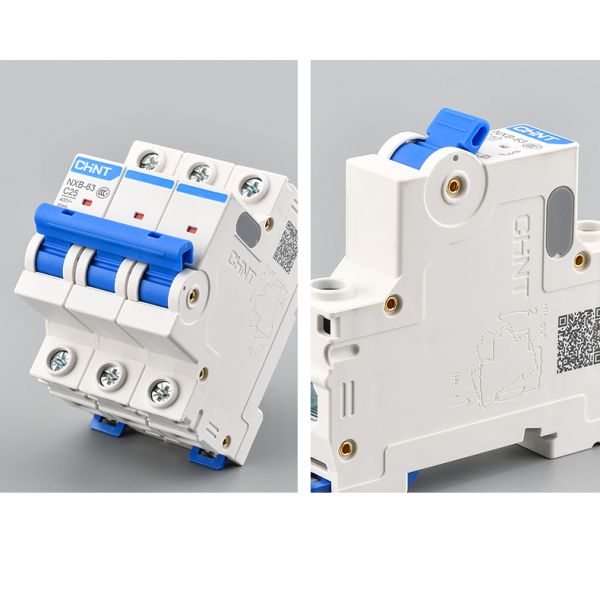 Chint NXB Miniature Circuit Breaker 1~63A, 80~125A, 1P,2P,3P,4P for Circuit Protection AC230/400V Use