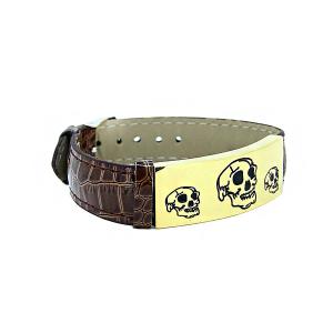 Wholesale Europ American Fashion Trendy Stainless Steel Geniune PU Leather Bracelet Bangle LBL20 from china suppliers