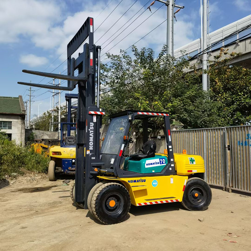 Original Paint 7 Ton Used Forklift 70 Komatsu Forestry Equipment