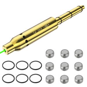 Wholesale 22LR Green Laser Bore Sight 4 Sets Of Batteries Laser Accuracy Outdoor Green Laser Zeroing Boresighter from china suppliers