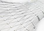 High Strength Wire Rope Mesh Stainless Steel Breaking Resistant For Playground