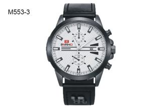 Wholesale Date Men's Quartz Watch 5-Pin Multifunctional Chronograph Wristwatch M553 from china suppliers
