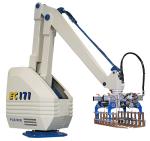 Industrial 4KVA 100m3/ H Robotic Bag Palletizer Eco Automatic Carton Box Packing