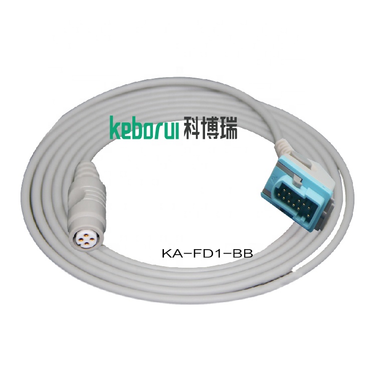 IBP adapter cable Compatible for Fukuda Denshi to B.Braun transducer