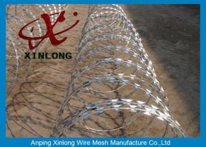 Wholesale Stainless Steel Razor Barbed Wire Mesh Fence 2.5mm Wire Diameter XLF-12 from china suppliers