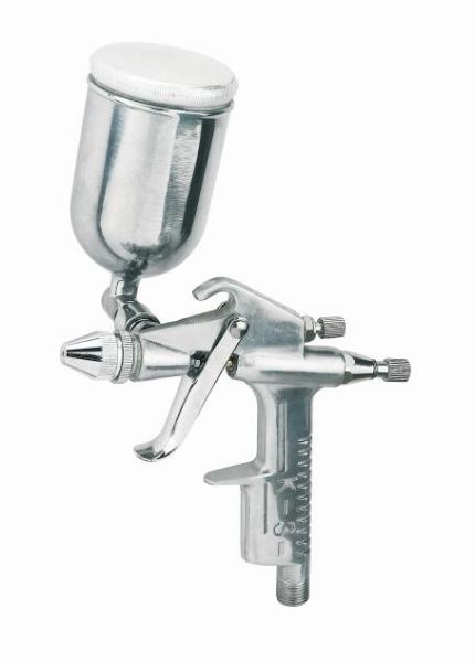 K-3 Chrome Plated Paint Spray Gun , Wall Painting Pistol Spray Gun With 100ml