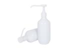 White Empty PET 16oz Shampoo Hair Pump Bottle Hand Sanitizer Pump Bottle Long