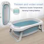 BPA Free Foldable Plastic Infant Bathtub Comfortable Childrens Bathtub