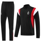 Twill Jacquard Mens Football Tracksuits 100% Polyester Soccer Training Suit