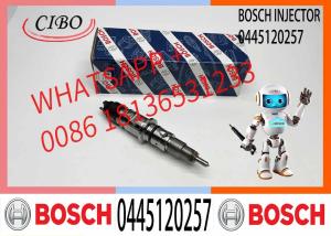 Wholesale Diesel Fuel Common Rail Injector 0445120257 Engine Parts 0 445 120 257 Fits For Ford Cargo 6332E VW 31-390 Cummins from china suppliers