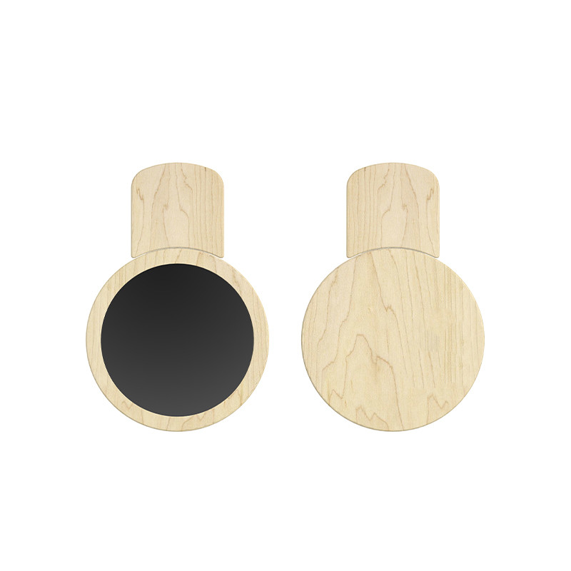 LED Engraving Logo Wooden USB Flash Drive USB2.0/3.0 Interface Type Natural Wood