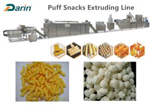 Wholesale Crispy Corn Puff Snack Machine Twin Screw Soybean Rice Extruder Stainless Steel Materials from china suppliers