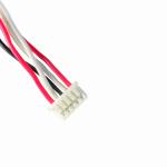 200mm Length RCA Audio Video Cable Nickel Plating 3.5 Three Dimensional Base 107