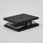 Stainless steel Glass Clip 0 degree RS2303, 51X51mm, material SS304, SS201 satin