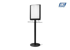 Wholesale Black Floor Stand Commercial Phone Charging Station With Illumination Frame from china suppliers