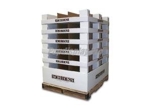Wholesale Eye Catching Cardboard Pallet Display Pantone Color Printed For Clothing from china suppliers