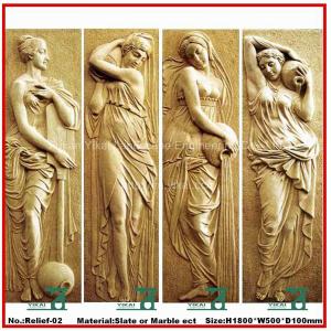 Wholesale Carved Stone Relief / Marble Relief / Wall Relievo, Slate Relief (YKRF-02) from china suppliers