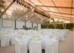 Elegant Banquet Wedding Party Tent Clear Roof Top Hot Dip Galvanized Steel