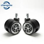 Plastic Mounting Plate Furniture Castors Wheels 100mm Carton Package