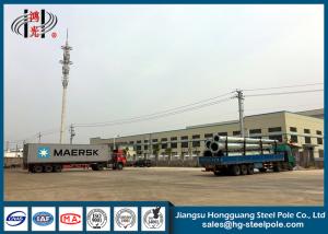 Wholesale Q345 GR65 Galvanized Steel Electric Pole With 20-55FT Height For Transmission Line from china suppliers