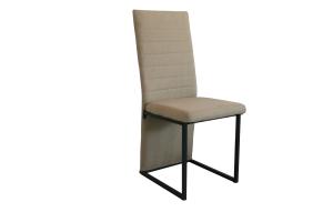 Wholesale Black Powder Coated Steel Legs ODM Fabric Dining Room Chairs from china suppliers