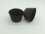 Glassine Brown Greaseproof Cupcake Liners , Wedding Cupcake Wrappers Muffin