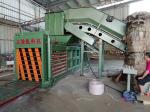 Hot sell automatic horizontal baler for waste paper cardboard PET bottle Cans