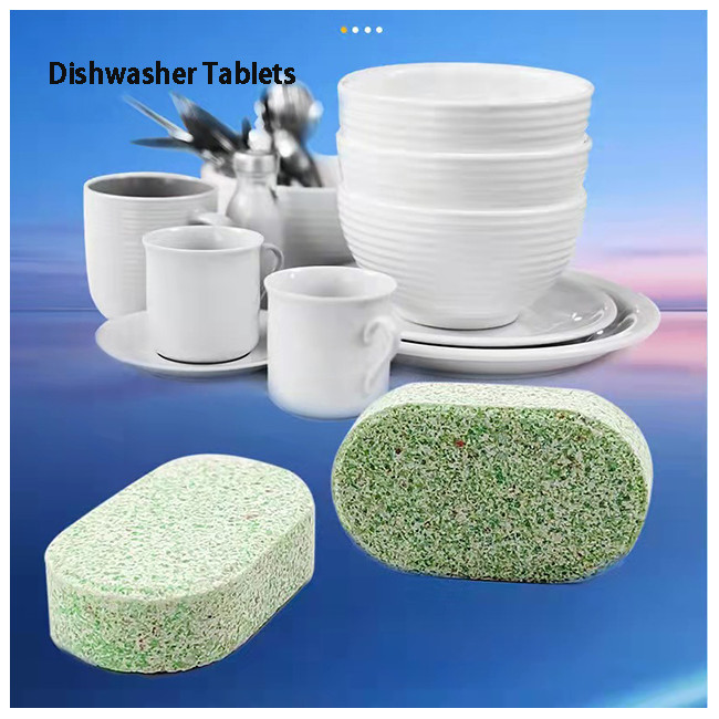 Non Toxic Dishwasher Tablets Brightening Dishwashing Agent Powder Salt Three In One Household Detergent