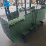 Customized 10mm Clear Toughened Glass For Shower Doors