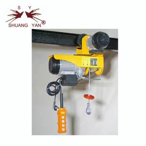 Wholesale PA1000A Mini Electric Hoist , Overhead Electric Hoist 220V/230V Yellow Color from china suppliers
