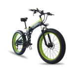 45km/H 26 Fat Tire Electric Bike , Shimano Geared Carbon Fiber E Bike