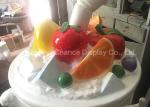 Outdoor Large Size Fiberglass Resin Statues Advertising Drinks Cup Sculpture