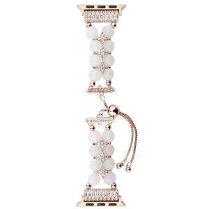 Wholesale Jewelry Bracelet Beads Women Watchstrap for iWatch 8 Series 38mm 40mm Smart Watch Band from china suppliers