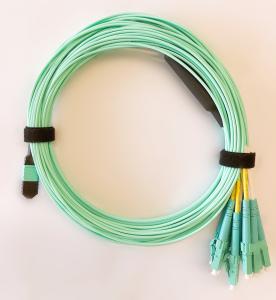 Wholesale Trunk Harness MPO OM3 LC Fan Out Fiber Optic Patch Cord from china suppliers