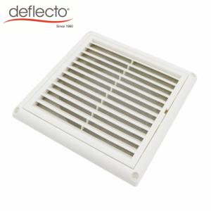 Wholesale Outdoor Plastic HVAC Air Vent Anti UV 5 Inch 125mm Vent Cover With Nylon Mesh from china suppliers